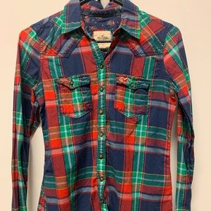 Hollister checkered shirt